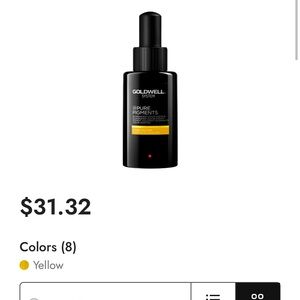 💐final sale ! Goldwell Pure Pigments yellow additive